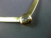 ESTATE .50CT DIAMOND 14K YELLOW GOLD 3D SOLITAIRE FANCY COIL NECKLACE #18982