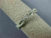 ESTATE .70CT DIAMOND 14KT WHITE GOLD INFINITY ETERNITY WEDDING ANNIVERSARY RING