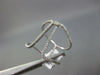 ESTATE WIDE .20CT DIAMOND 14KT WHITE GOLD 3D CLASSIC V SHAPE LOVE KNOT FUN RING