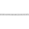 ESTATE 8.0CT DIAMOND 14KT WHITE GOLD 3D CLASSIC ROUND TENNIS BRACELET