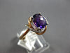 1.36CT DIAMOND & AAA AMETHYST 14K WHITE & ROSE GOLD OVAL & ROUND LOVE KNOT RING