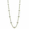 ESTATE AAA SOUTH SEA PEARL 14KT YELLOW GOLD ROUND BY THE YARD TIN CUP NECKLACE