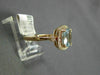 ESTATE WIDE 2.08CT DIAMOND & AAA AQUAMARINE 14K ROSE GOLD SQUARE ENGAGEMENT RING