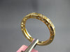 ESTATE .11CT DIAMOND 14K YELLOW GOLD CLASSIC ROUND FILIGREE TRIANGULAR LOVE RING