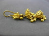 ANTIQUE LARGE 18KT YELLOW GOLD MIDDLE EASTERN FILIGREE CHANDELIER EARRINGS #3057