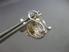 LARGE .37CT DIAMOND 14KT TRI COLOR GOLD MULTI BUTTERFLY CLIP ON HANGING EARRINGS