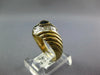 1.31CT DIAMOND & AAA SAPPHIRE 14KT YELLOW GOLD HEART SHAPE PRINCESS & ROUND RING
