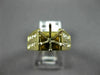 ESTATE .68CT DIAMOND 18KT YELLOW GOLD 3D 2 ROW SEMI MOUNT ENGAGEMENT RING #21108