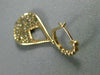 ESTATE LARGE 4.90CT WHITE & MULTI COLOR FANCY DIAMOND 18KT ROSE GOLD 3D EARRINGS