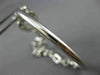 ESTATE .37CT DIAMOND 14KT WHITE GOLD 3D FILIGREE HEART BANGLE BRACELET #21041