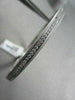 ANTIQUE MILGRAIN 2.0CT DIAMOND 14KT WHITE GOLD 5MM WIDE BANGLE ONE OF A KIND!!!!