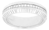 .28CT DIAMOND 14KT WHITE GOLD 3D CHANNEL SHARED PRONG WEDDING ANNIVERSARY RING