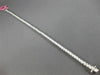 ESTATE 3.90CT ROUND DIAMOND 18KT WHITE GOLD 3D TWO PRONG CLASSIC TENNIS BRACELET