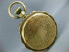 ANTIQUE VICTORIAN EXTRA LARGE 14KT YELLOW GOLD 3D FILIGREE POCKET WATCH #26635