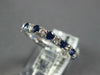 1.40CT DIAMOND & AAA SAPPHIRE 18KT WHITE GOLD CLASSIC ETERNITY ANNIVERSARY RING