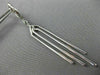 ESTATE .55CT DIAMOND 14KT WHITE GOLD 3D ETOILE ELONGATED HUGGIE HANGING EARRINGS