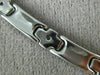 ESTATE .65CT DIAMOND 14K WHITE GOLD 3D CLASSIC SOLID ITALIAN LINK NECKLACE #9509