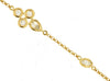 0.30CT DIAMOND 14KT YELLOW GOLD 3D MULTI SHAPE FLOWER LEAF BY THE YARD BRACELET