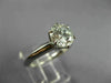 LARGE TIFFANY & CO GIA 1.52CT DIAMOND PLATINUM GOLD ENGAGEMENT RING E VS2 #26497