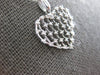 ESTATE .25CT DIAMOND 14KT WHITE GOLD MULTI BAR BY THE YARD LOVE FLOATING PENDANT