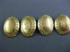 ANTIQUE 14KT YELLOW GOLD 3D CLASSIC HANDCRAFTED FILIGREE DOUBLE SIDED CUFF LINK