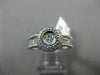 ESTATE .25CT OLD MINE DIAMOND 18KT WHITE GOLD FILIGREE MILGRAIN ENGAGEMENT RING