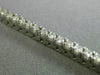 ESTATE 2.88CT ROUND DIAMOND 14KT WHITE GOLD CLASSIC LOVE TENNIS BRACELET #14355