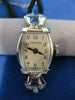 ANTIQUE OLD MINE DIAMOND 14KT WHITE GOLD LONGINES WATCH SWISS MECHANICAL #19574