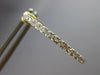 ESTATE .95CT DIAMOND 14K 2 TONE GOLD 3D CLASSIC INSIDE OUT HOOP HANGING EARRINGS