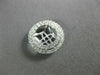 ESTATE LARGE .55CT DIAMOND 18K WHITE GOLD 3D CLASSIC DOUBLE HALO JACKET EARRINGS