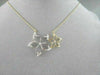 ANTIQUE LARGE TWO TONE 18KT FLOWER DIAMOND NECKLACE BEAUTIFUL ONE OF A KIND!!!