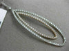 ESTATE EXTRA LARGE 2.09CT DIAMOND 14KT WHITE & ROSE GOLD DOUBLE MARQUISE PENDANT