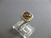 WIDE 1.72CT WHITE & CHOCOLATE FANCY DIAMOND 18K 2 TONE GOLD ROUND SOLITAIRE RING