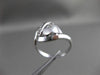 ESTATE LARGE .10CT DIAMOND 14KT WHITE GOLD DOUBLE HEART ETOILE RING #21028