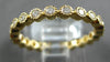 .50CT DIAMOND 18KT YELLOW GOLD FILIGREE ETERNITY BEZEL WEDDING ANNIVERSARY RING