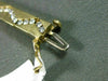 ANTIQUE WIDE 2.30CT DIAMOND 14KT YELLOW GOLD WAVE ZIG ZAG TENNIS BRACELET #19746