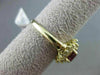 ANTIQUE 1.05CT DIAMOND & AAA RUBY 14KT YELLOW GOLD CLUSTER ENGAGEMENT RING