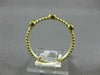 ESTATE .11CT DIAMOND 14K YELLOW GOLD ROPE 3 STONE BEZEL WEDDING ANNIVERSARY RING