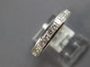 1.72CT DIAMOND 14KT WHITE GOLD 3D PRINCESS CHANNEL 3mm WEDDING ANNIVERSARY RING