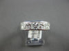 LARGE 2.0CT DIAMOND 14KT WHITE GOLD 3D PRINCESS 5 STONE CHANNEL ANNIVERSARY RING