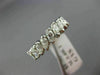 ESTATE 3.40CT DIAMOND 14K WHITE GOLD 3D MARQUISE ETERNITY ANNIVERSARY RING #1834