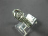 ESTATE WIDE .46CT DIAMOND 14K WHITE GOLD 2 ROW SEMI MOUNT ENGAGEMENT RING #19591