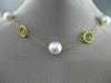 ESTATE LARGE & LONG 14KT YELLOW GOLD SOUTH SEA PEARL BY THE YARD CIRCLE NECKLACE