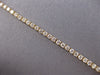 ESTATE .98CT DIAMOND 14KT YELLOW GOLD 3D CLASSIC ADJUSTABLE TENNIS BRACELET