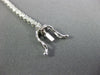 ESTATE .96CT DIAMOND 18KT WHITE GOLD 3D CLASSIC ROUND 2mm LOVE TENNIS BRACELET