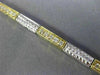 ANTIQUE 1.15CT DIAMOND 14KT WHITE & YELLOW GOLD 3D FILIGREE FUN BRACELET #22381