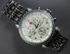 LARGE 2.0CT DIAMOND STAINLESS STEEL CSX MICHELE CHRONOGRAPH WOMENS WATCH #27813