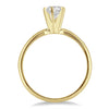 .50CT DIAMOND 14K YELLOW GOLD 3D CLASSIC ROUND 6 PRONG SOLITAIRE ENGAGEMENT RING
