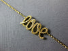 ESTATE .21CT FANCY YELLOW DIAMOND 18KT YELLOW GOLD 3D CLASSIC LOVE BRACELET