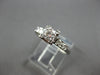 ANTIQUE .57CT OLD MINE DIAMOND PLATINIM FISHTAIL 5 STONE ENGAGEMENT RING #28024